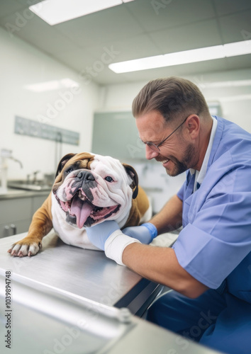 Veterinarian doctor adult protection.