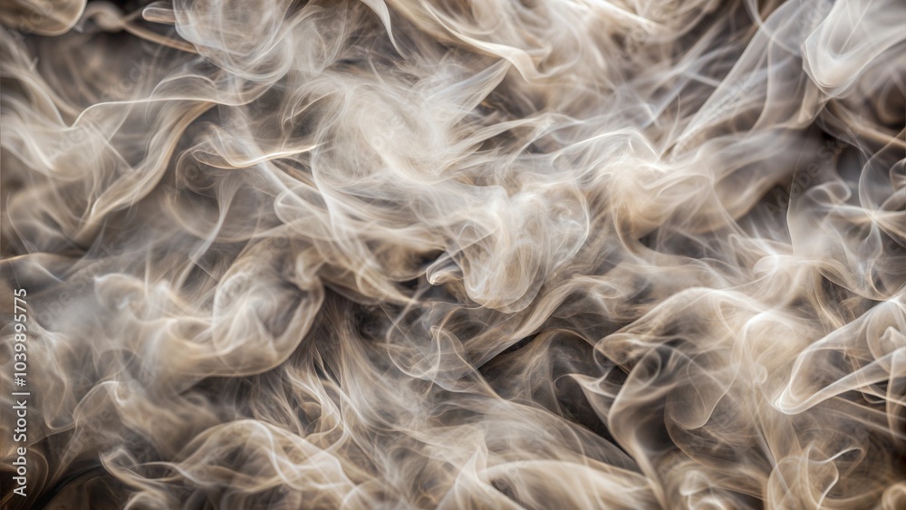 Fototapeta premium Smoky haze texture close-up with soft flowing patterns
