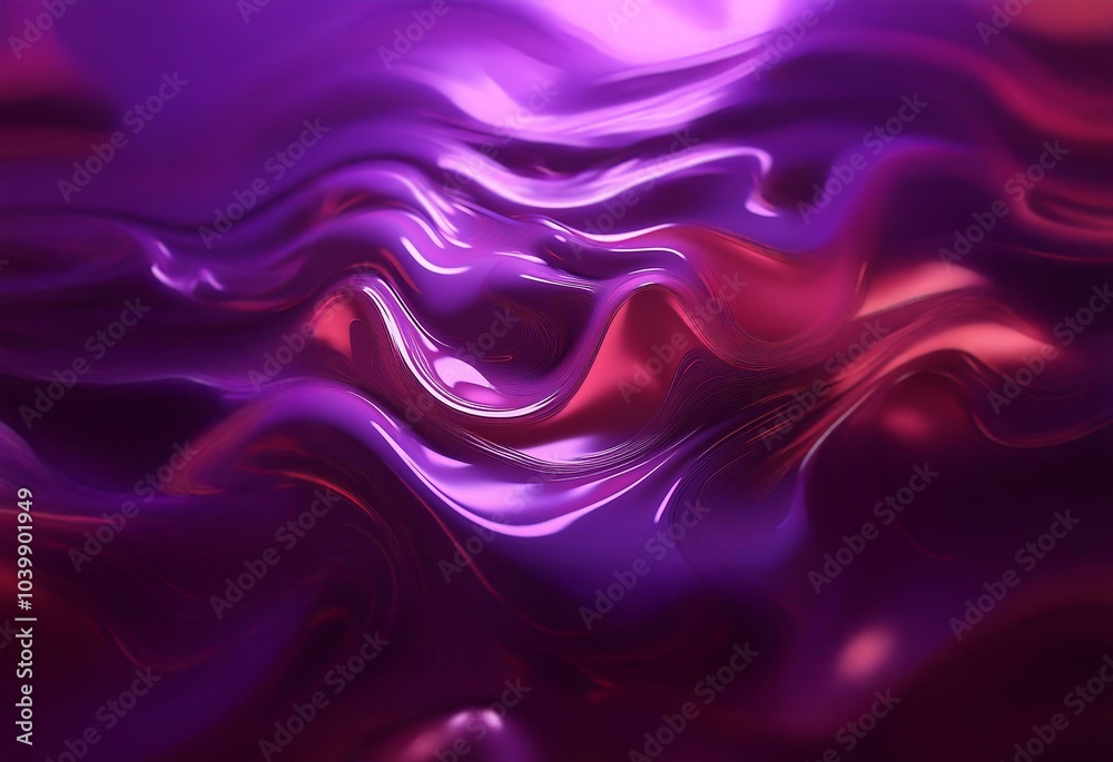Abstract purple and pink liquid waves with subtle lines and a glossy finish. Abstract purple and pink liquid waves with subtle lines and a glossy finish.