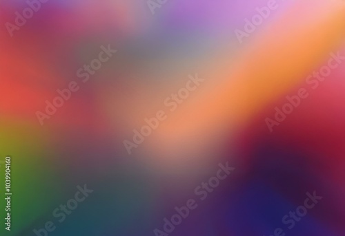 Abstract background of blurred colors in purple, orange, and green.