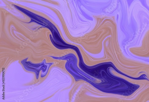 Abstract background of flowing, swirling, liquid-like shapes in soft purple and brown hues.