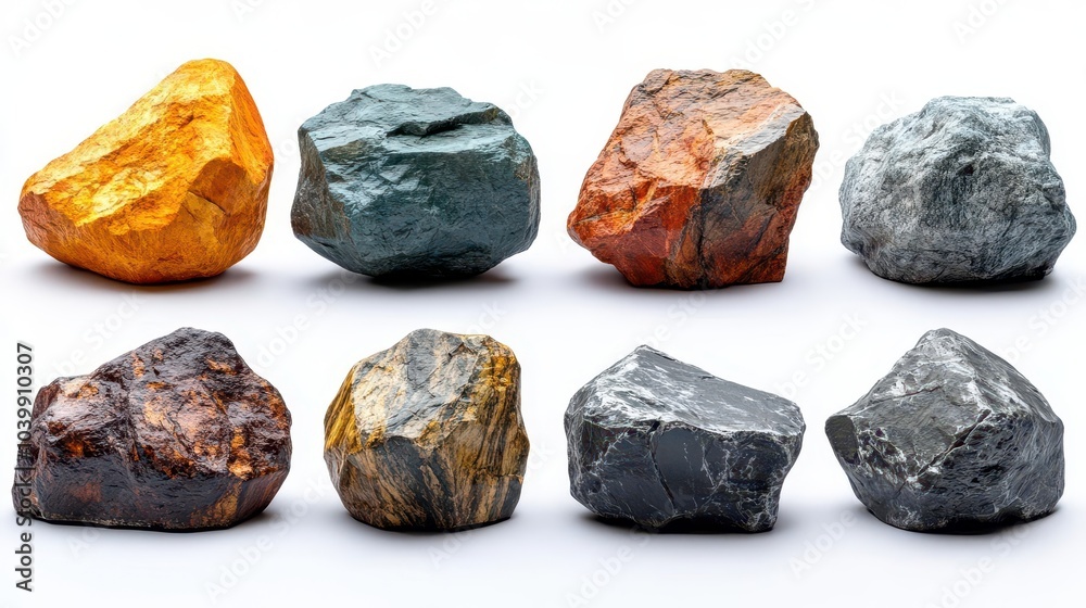 collection of heavy rocks isolated on a transparent background showcasing various shapes and textures evoking strength and endurance in a natural and rugged aesthetic collection of heavy rocks isolated on a transparent background showcasing various shapes and textures evoking strength and endurance in a natural and rugged aesthetic