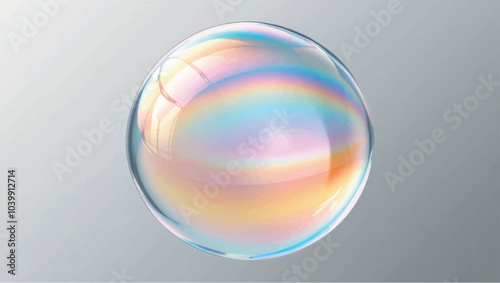 Background with soap bubble. Soap bubble.