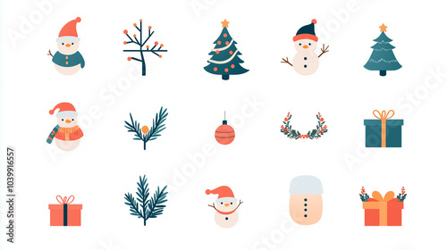 Christmass icon set