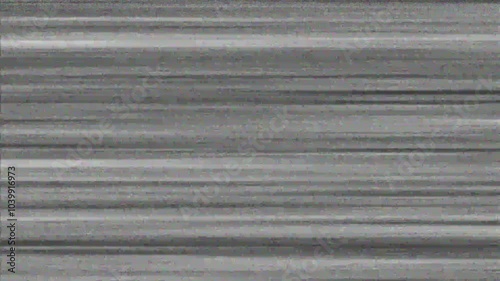 No signal old vintage TV Animation. Noise on Analog TV Screen, No signal background, Fractal Noise.