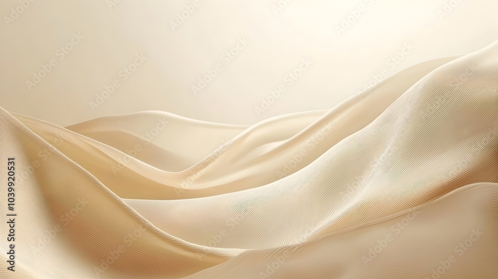 Fototapeta premium Elegant Beige Gradient Background with Smooth and Soft Textures for Minimal Design