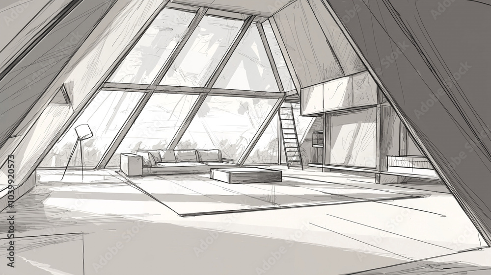 Obraz premium A modern interior