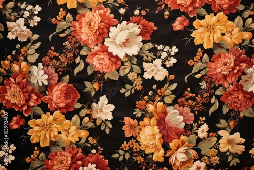 Wallpaper Mural Victorian floral fabric texture accessories accessory graphics. Torontodigital.ca