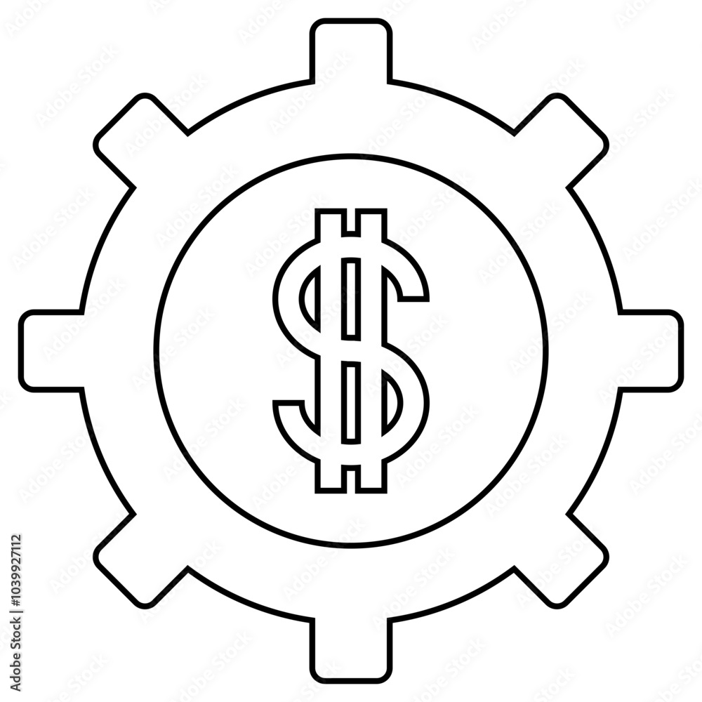 Currency Business Icon Currency Business Icon