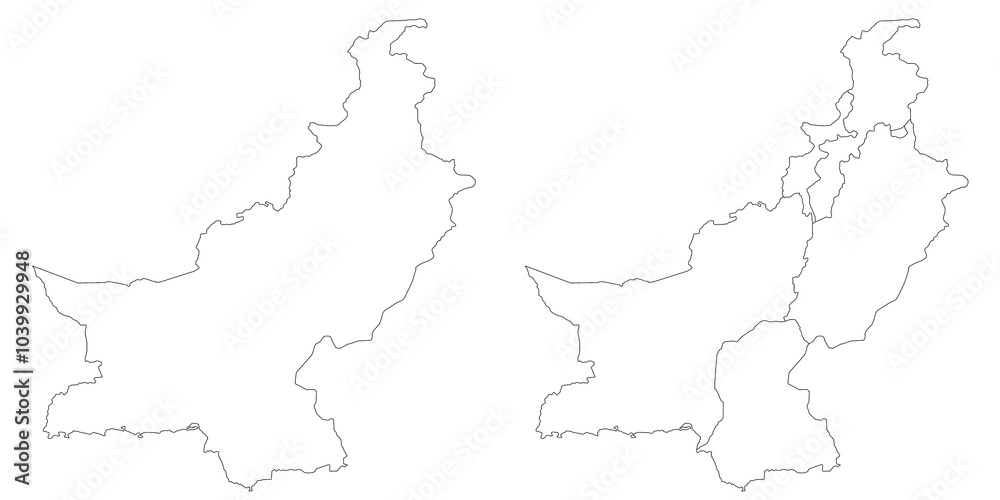 Pakistan country map sets without Jammu and Kashmir region, illustration version, pak, Pakistan maps Pakistan country map sets without Jammu and Kashmir region, illustration version, pak, Pakistan maps