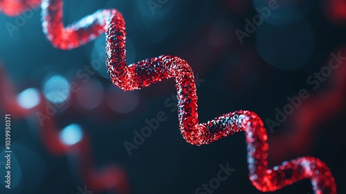 Biomedical engineer developing CRISPR geneediting tools side view Focusing on innovations in gene therapy Digital tone Splitcomplementary color scheme photo