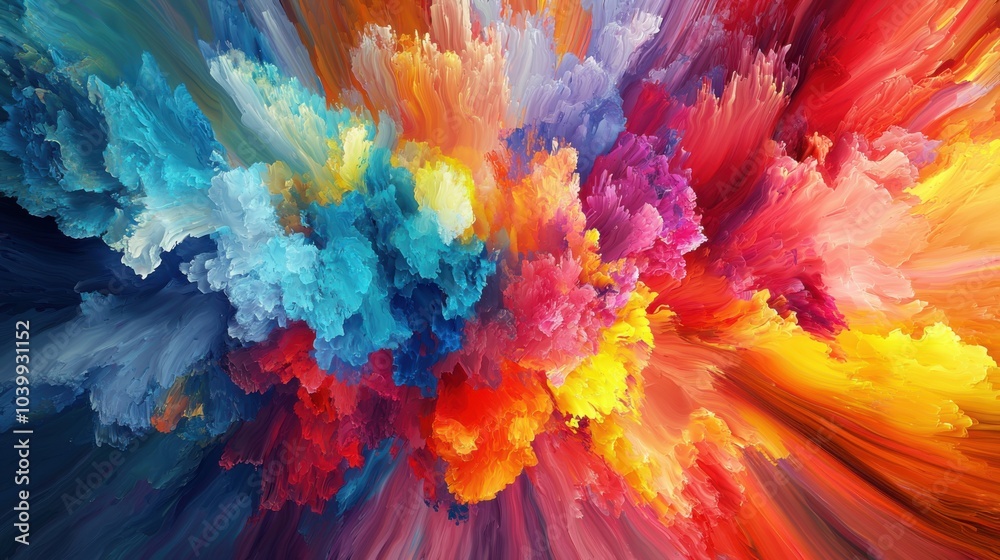 Vibrant Emotion: A Dynamic Abstract Canvas of Modern Art Vibrant Emotion: A Dynamic Abstract Canvas of Modern Art