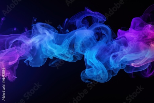 Smoke backgrounds purple blue.