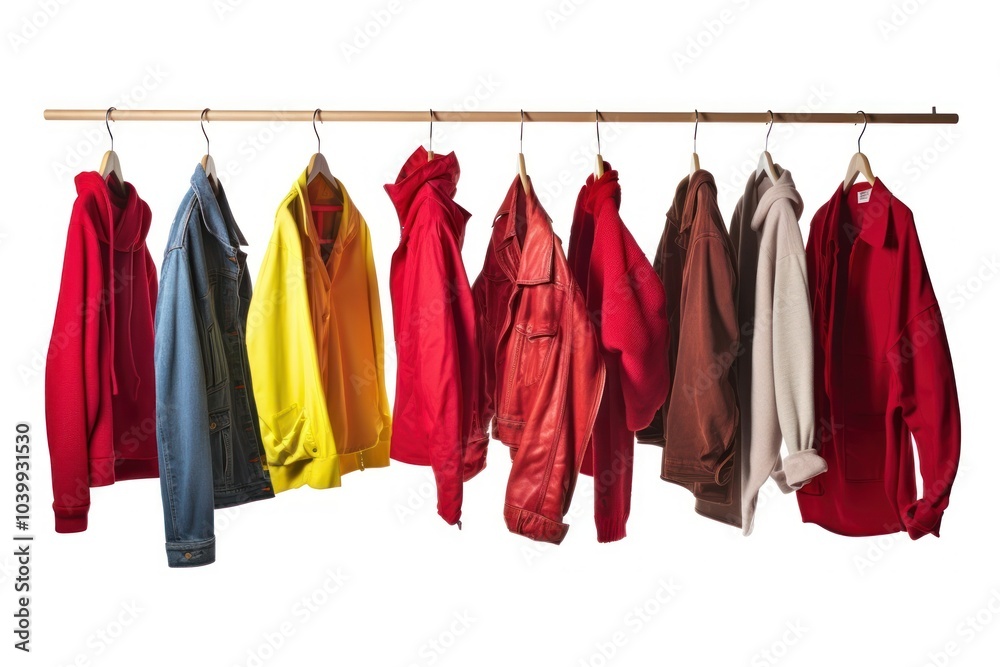 Jacket white background clothesline coathanger. Jacket white background clothesline coathanger.