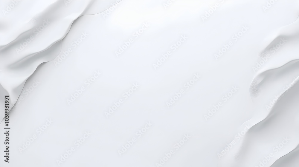 Fototapeta premium Pristine White Minimalist Background for Design Composition
