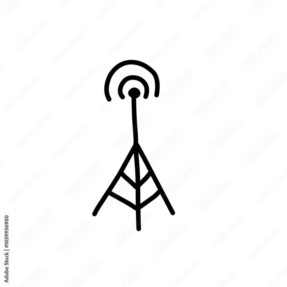 network antenna tower icon network antenna tower icon