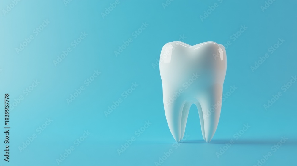 3D Molar Model. A Symbol of Dental Health and Anatomy 3D Molar Model. A Symbol of Dental Health and Anatomy