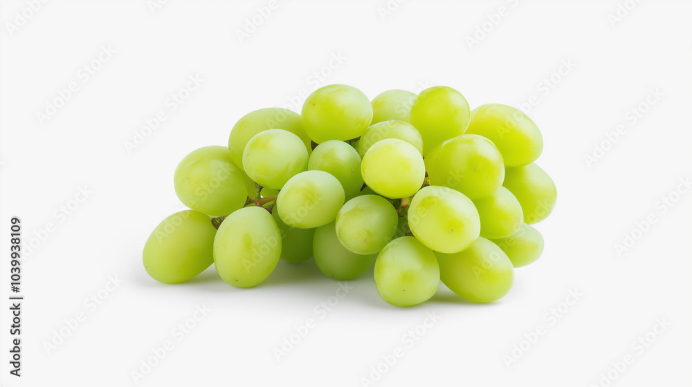 Fresh green grapes are displayed in cluster, showcasing their vibrant color and juicy texture, perfect for healthy snacking or adding to various dishes. Fresh green grapes are displayed in cluster, showcasing their vibrant color and juicy texture, perfect for healthy snacking or adding to various dishes.