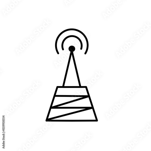 network antenna tower icon