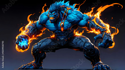 dragon on fire