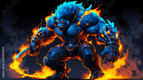 fire and flames