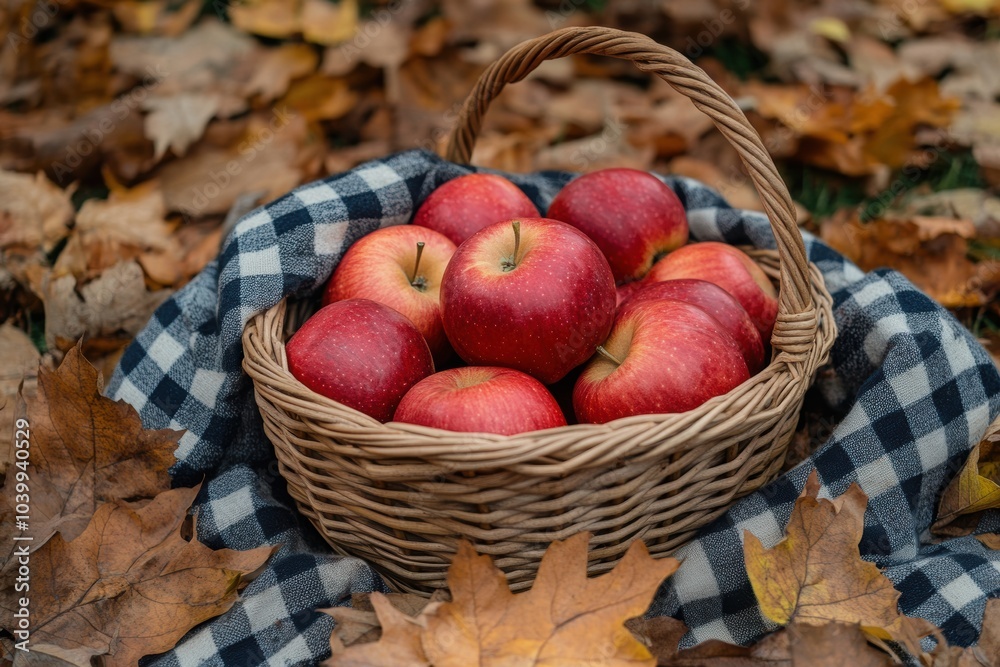 farmers market display, a lively bunch of red apples on a picnic blanket in the orchard, with autumn leaves a welcoming scene farmers market display, a lively bunch of red apples on a picnic blanket in the orchard, with autumn leaves a welcoming scene