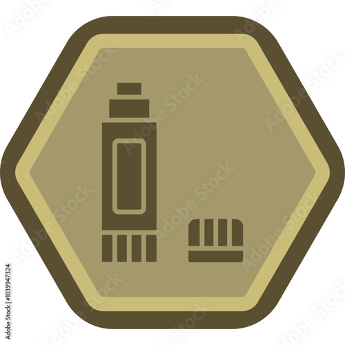 Glue Stick Icon Design