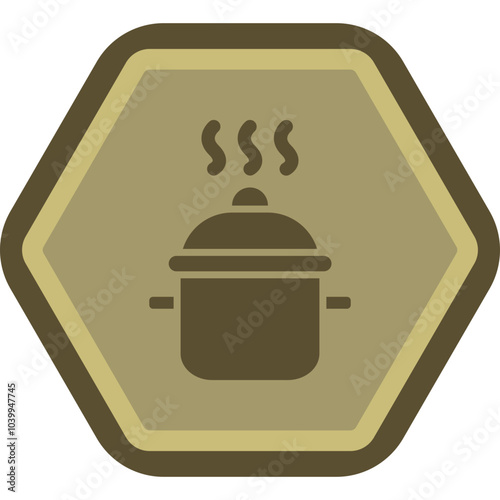 Cooking Pot Icon Design