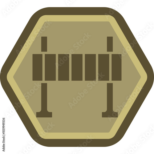 Road Obstruction Icon Design