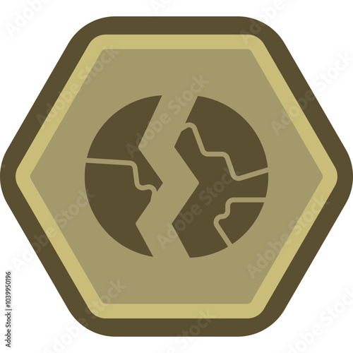 Destroyed Icon Design