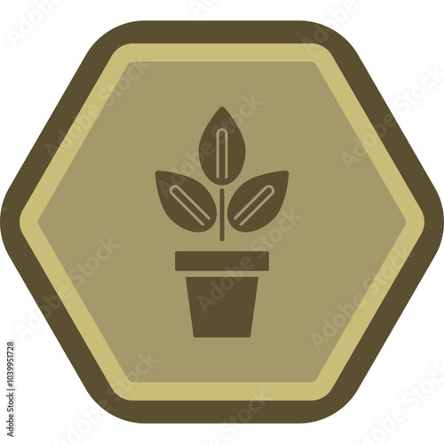 Indoor Plants Icon Design
