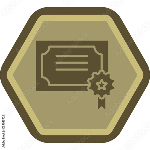 Certificate Icon Design