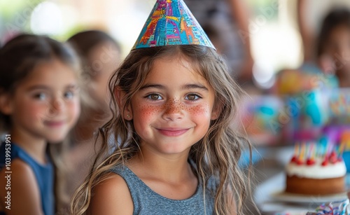 Having a birthday party in the garden with friends who have Down syndrome.