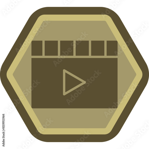 Clapperboard Icon Design