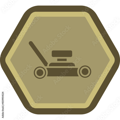 Lawnmower Icon Design