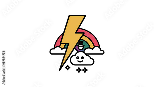 Flash icon on Transparent Background
