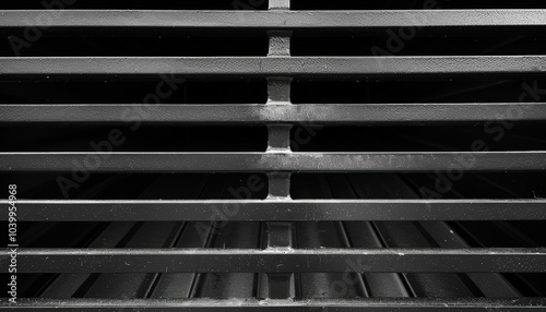 Black metal grate texture