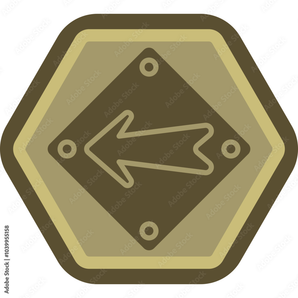 Left Arrow Icon Design