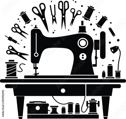 sewing machine and sewing