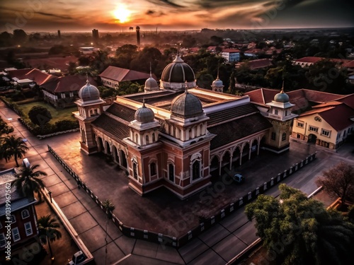 Fatahillah Museum Front View in Morning Light - Captivating Candid Photography photo