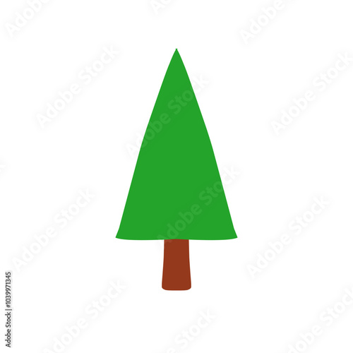 Christmas Pine Tree Illustration