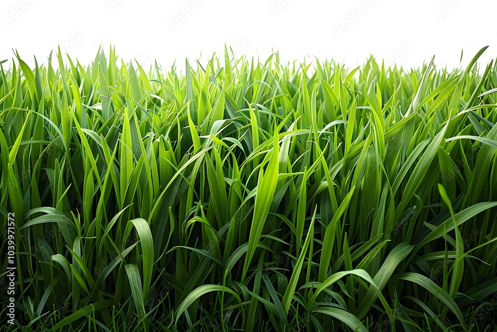 Vibrant Green Grass Blades for Nature and Spring Design Concepts Vibrant Green Grass Blades for Nature and Spring Design Concepts