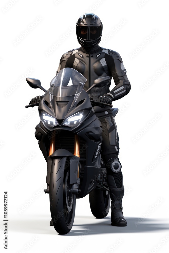 Motorcycle rider posing helmet vehicle adult. Motorcycle rider posing helmet vehicle adult.