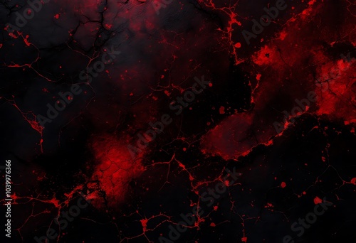 Red texture water on black background. Modern futuristic background. Perfect for card, banner, template, decoration, print, cover, web, element design.

