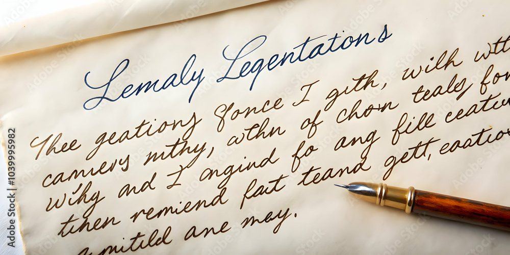 Macro Handwritten Letter Generations Family Connection Concept Close Up Image Faded Ink Worn Paper Symbolize History Love Tradition Legacy Photo Stock Macro Handwritten Letter Generations Family Connection Concept Close Up Image Faded Ink Worn Paper Symbolize History Love Tradition Legacy Photo Stock