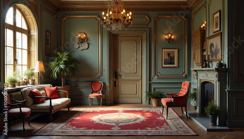 Vintage-style interior