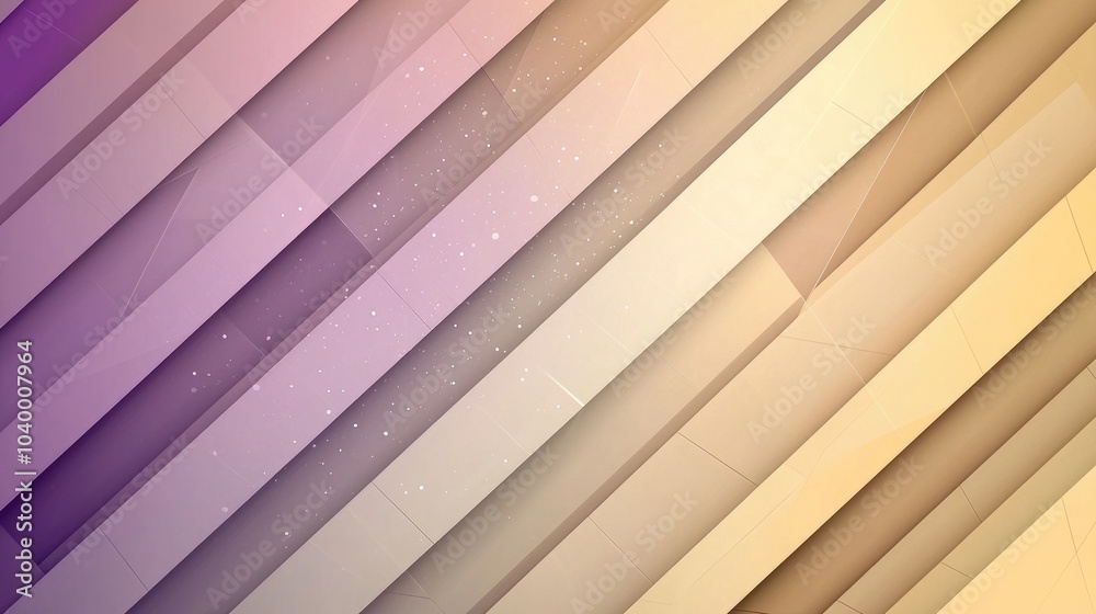 Obraz premium Abstract background with diagonal stripes in pink, purple, and beige shades.