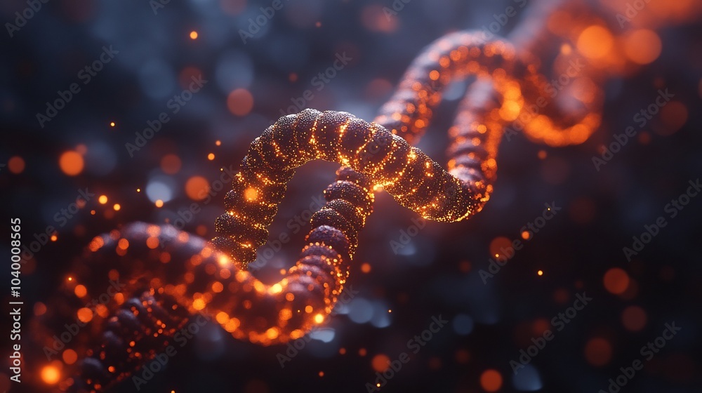 Artistic rendering of human DNA helix merging digital data streams symbolizing biohackings approach to optimizing human life through technology and biology Artistic rendering of human DNA helix merging digital data streams symbolizing biohackings approach to optimizing human life through technology and biology