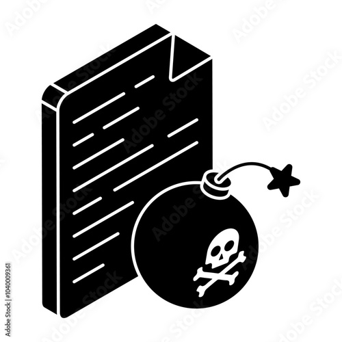 Premium design icon of hacking
