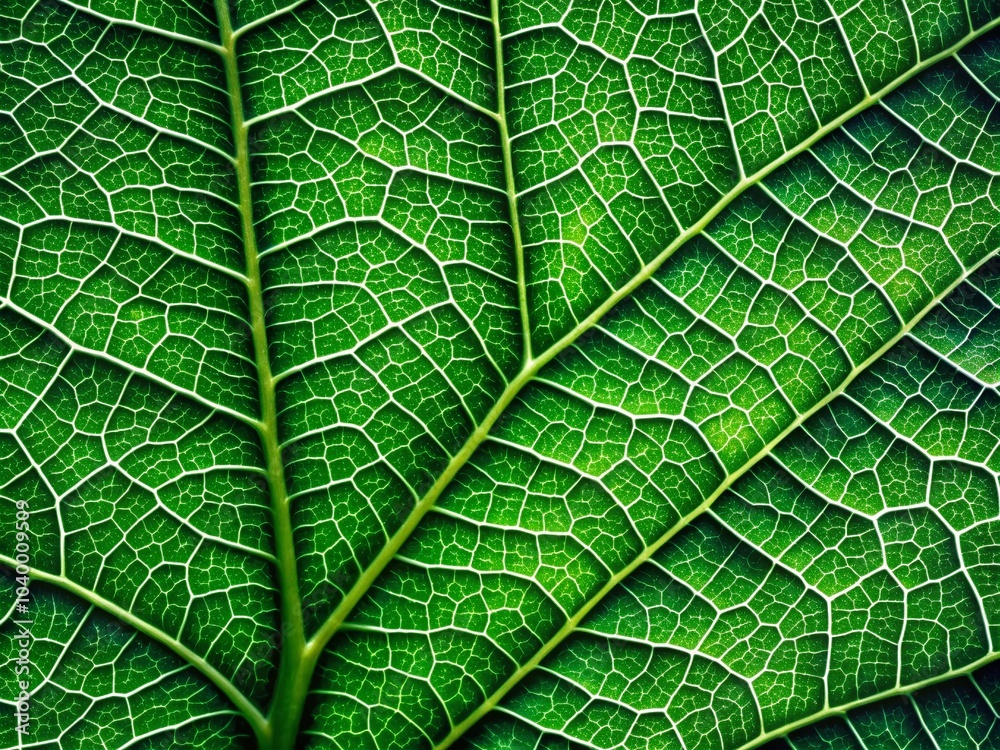 Green Leaf Veins Texture - Macro Photography for Abstract Backgrounds and Wallpaper Green Leaf Veins Texture - Macro Photography for Abstract Backgrounds and Wallpaper